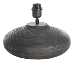 Light & Living Tafellampen|Tafellamp Khomai Mangohout (excl. kap)