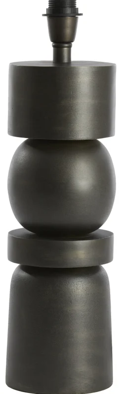 Light & Living Tafellampen|Tafellamp Labis kleur (excl. kap) Antraciet