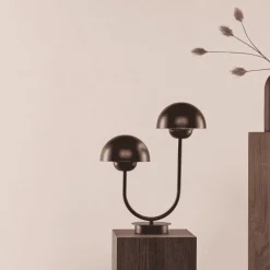 Nohr Tafellampen|Tafellamp Lakitha 2-lamps, kleur Zwart