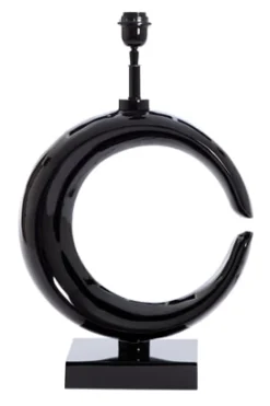 Light & Living Tafellampen|Tafellamp Maan kleur Zwart