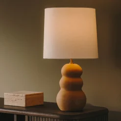 Kave Home Tafellampen|Tafellamp Madsen Terracotta, 55cm hoog