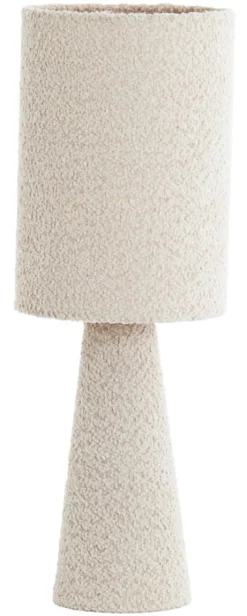 Light & Living Tafellampen|Tafellamp Micky Bouclé 58cm, kleur Zand