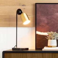 Kave Home Tafellampen|Tafellamp Natsumi, kleur Koper