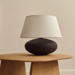 Kave Home Tafellampen|Tafellamp Nessi 35cm, Terracotta look