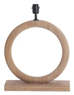 Light & Living Tafellampen|Tafellamp Nubia Mangohout, 44cm, kleur Naturel (excl. kap)