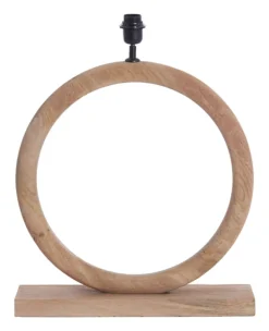 Light & Living Tafellampen|Tafellamp Nubia Mangohout, kleur (excl. kap) Naturel