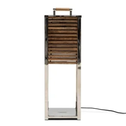 Rivièra Maison Tafellampen|Tafellamp Ocean Cay Hout, kleur Zilver