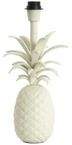 Light & Living Tafellampen|Tafellamp Pineapple 37cm (excl. kap) Cru00e8me