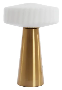 Light & Living Tafellampen|Tafellamp Pleat Glas, 45cm