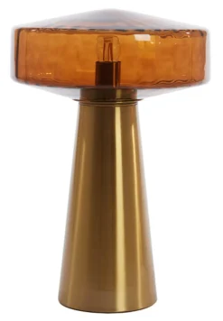 Light & Living Tafellampen|Tafellamp Pleat Glas, 45cm