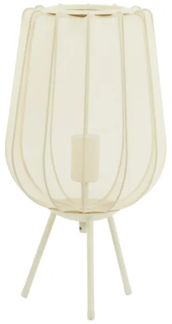Light & Living Tafellampen|Tafellamp Plumeria 45cm hoog Zand