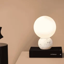 Nohr Tafellampen|Tafellamp Quintasha Terrazzo Wit