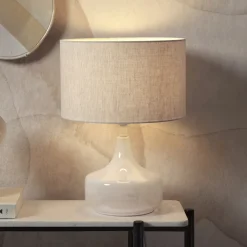 it's about RoMi Tafellampen|Tafellamp Reykjavik Linnen, 46cm