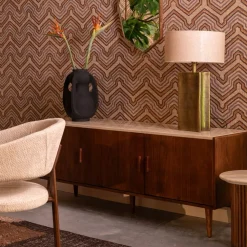 Dutchbone Tafellampen|Tafellamp Rico Linnen, 62cm hoog