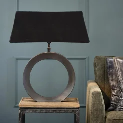 Rivièra Maison Tafellampen|Tafellamp RM Berlin Aluminium, kleur (excl. kap) Grijs