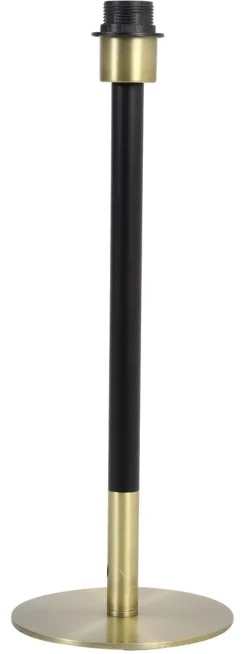 Light & Living Tafellampen|Tafellamp Rodrigo kleur /Mat Zwart (excl. kap) Antiek brons