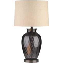 Richmond Interiors Tafellampen|Tafellamp Rowan 65cm, kleur Smoke