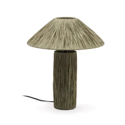 Kave Home Tafellampen|Tafellamp Samse Raffia