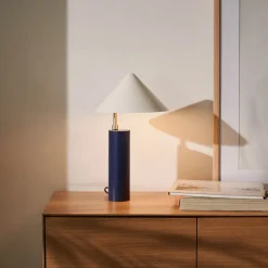 Kave Home Tafellampen|Tafellamp Shiva kleur /Wit Donkerblauw