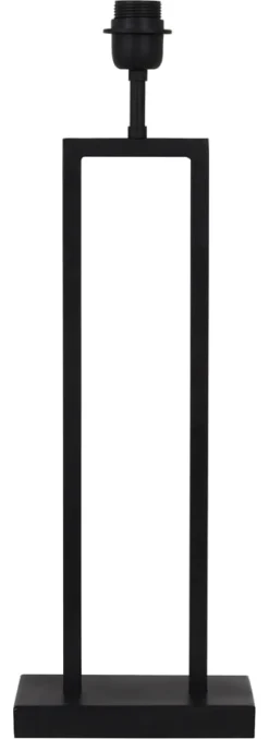 Light & Living Tafellampen|Tafellamp Shiva kleur (excl. kap) Mat Zwart