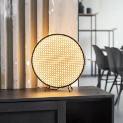 Zuiver Tafellampen|Tafellamp Sien Webbing, Ø34cm