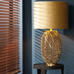 Light & Living Tafellampen|Tafellamp Sinula kleur (excl. kap) Goud