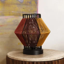 Dutchbone Tafellampen|Tafellamp Surya Touw