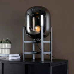 Nohr Tafellampen|Tafellamp Syed Glas, kleur Zwart