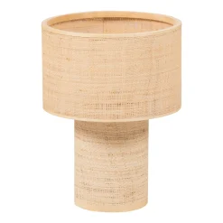 WOOOD Tafellampen|Tafellamp Syro Raffia Naturel