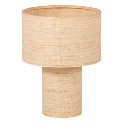 WOOOD Tafellampen|Tafellamp Syro Raffia Naturel