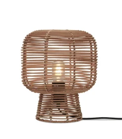 GOOD&MOJO Tafellampen|Tafellamp Tanami Rotan, 30cm