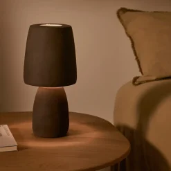 Kave Home Tafellampen|Tafellamp Tandy Terracotta, 30cm Bruin