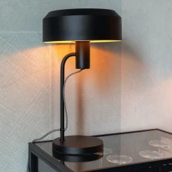 ZILT Tafellampen|Tafellamp Teal 42cm hoog, kleur Zwart