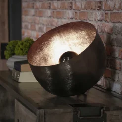 LifestyleFurn Tafellampen|Tafellamp Tieme Zwart nikkel