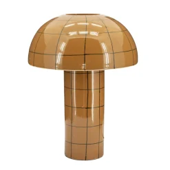 By-Boo Tafellampen|Tafellamp Trazo Keramiek, kleur Bruin