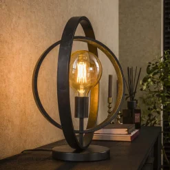 LifestyleFurn Tafellampen|Tafellamp Tricia kleur Charcoal