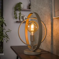 LifestyleFurn Tafellampen|Tafellamp Tricia 1-lamps, kleur Beige