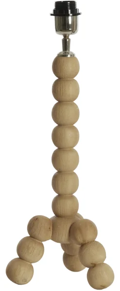 Light & Living Tafellampen|Tafellamp Veglio Mangohout, 40cm (excl. kap)