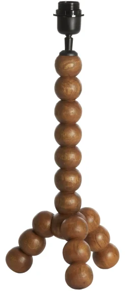 Light & Living Tafellampen|Tafellamp Veglio Mangohout, 40cm (excl. kap)