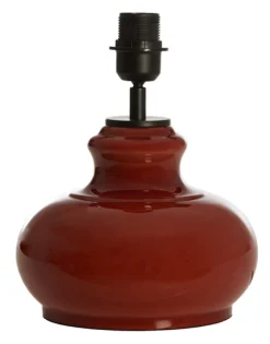 Light & Living Tafellampen|Tafellamp Verde Glas, 29cm, kleur (excl. kap) Bruin