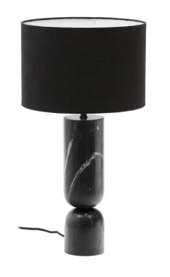 Kave Home Tafellampen|Tafellamp Vex Marmer en linnen, 57cm