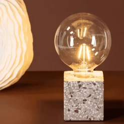 Nohr Tafellampen|Tafellamp Zacharia Terrazzo
