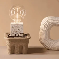 Nohr Tafellampen|Tafellamp Zacharia Terrazzo