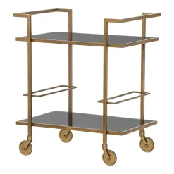 Richmond Interiors Trolleys|Trolley Xo kleur Brushed gold