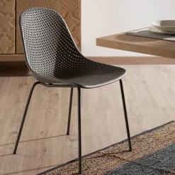 Kave Home Terrasstoelen|Eetkamerstoelen Zonder Armleuning|Tuin / Eetkamerstoel Quinby