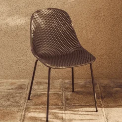 Kave Home Terrasstoelen|Eetkamerstoelen Zonder Armleuning|Tuin / Eetkamerstoel Quinby