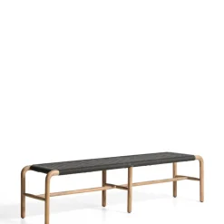 Kave Home Tuinbanken|Tuinbank Alipa 180cm, Acaciahout en touw