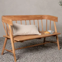 Nohr Tuinbanken|Tuinbank Jasmen Teakhout, 132cm Naturel
