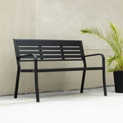 Nohr Tuinbanken|Tuinbank Lynnell 125cm Zwart