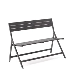 Kave Home Tuinbanken|Tuinbank Torreta 120cm, kleur Donkergrijs